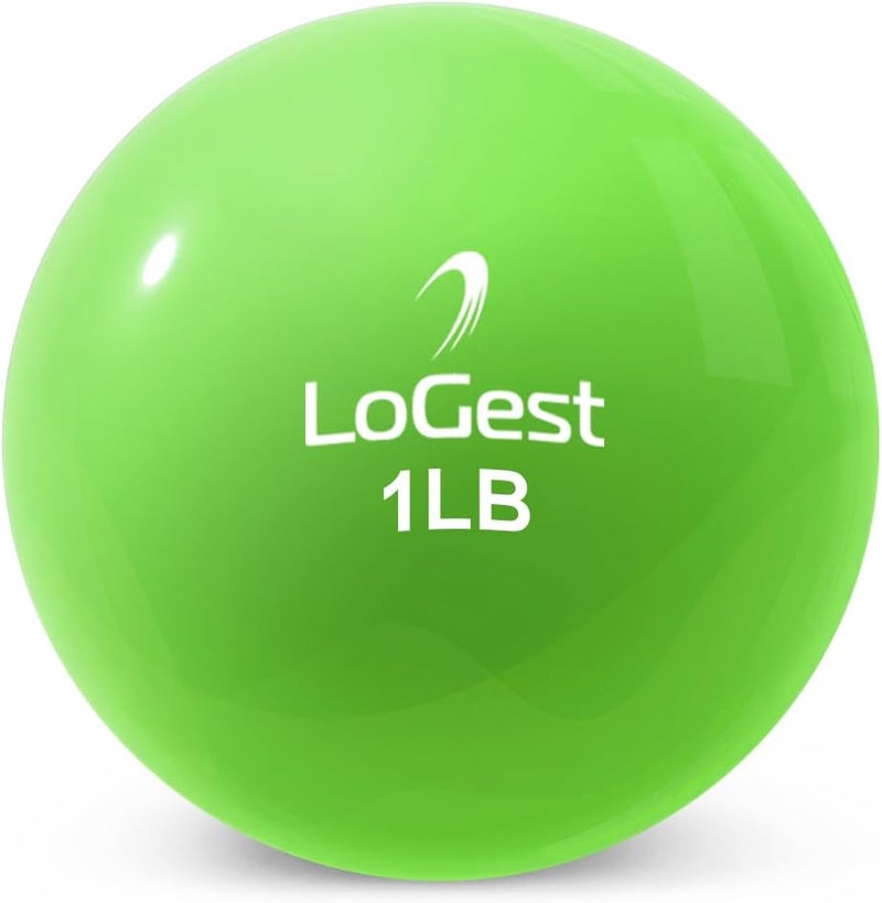 Logest Weighted Toning Exercise Balls Pair - Round Shape Medicine Ball - 1LB 2LB 3LB 4LB 5LB 6LB Available - Toning Muscle for Men & Women - Color-Coded Difficulty Levels - Image 5